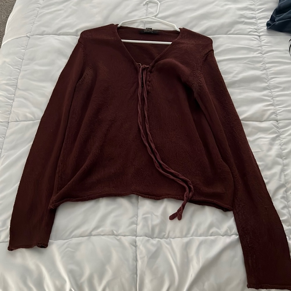 Forever 21 red sweater.